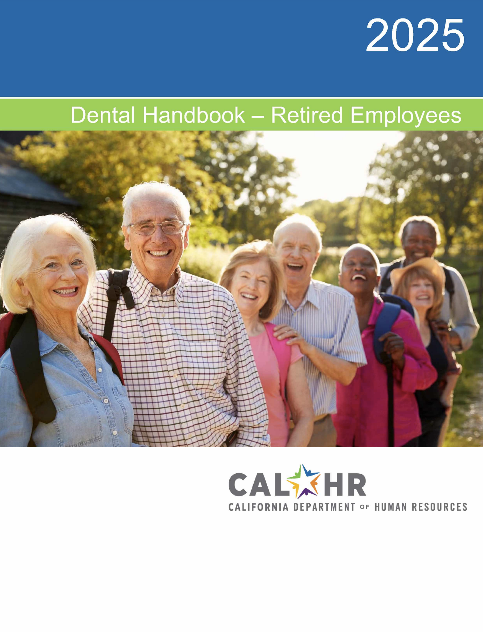 Dental retiree handbook cover